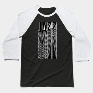 Jazz typography logo Baseball T-Shirt